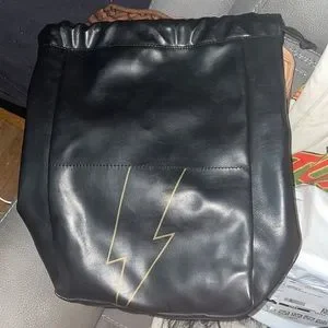 Carolina Herrera Black Leather Backpack with Lightning Design Carolina Herrera | Bags | Carolina Herrera Black Bad Boy  main image 2